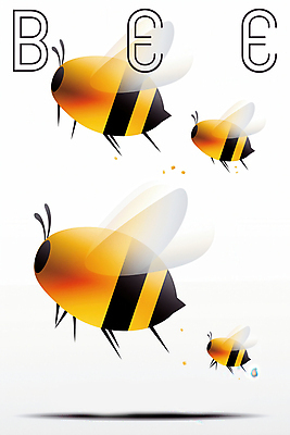 PSD 일러스트 추상 사람없음 비행 벌 국내일러스트 곤충 무늬 파일형식