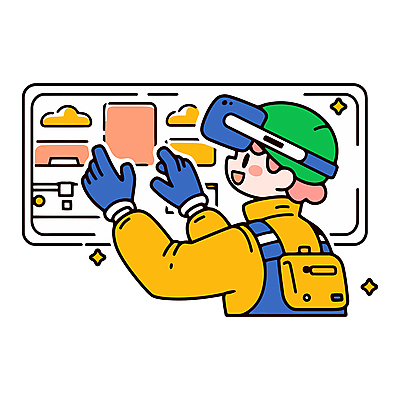 남자 일러스트 한명 상반신 성인 반짝임 손들기 스크린 기술자 안전모 보안경 공학 성인남자한명만 AI_인공지능 국내일러스트 AI파일 직업 1 교육 모션 사람 헬멧 안전장비 남자한명만 성인남자만 파일형식 벡터