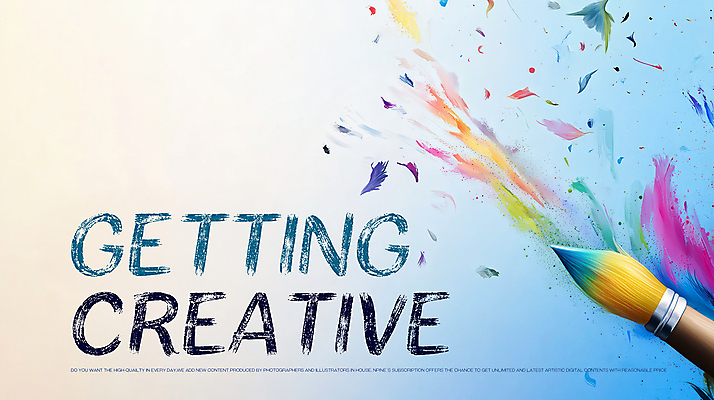 PSD 포스터 예술 일러스트 사람없음 컬러풀 물감 붓 창의력 창의성 국내일러스트 컬러 미술도구 파일형식