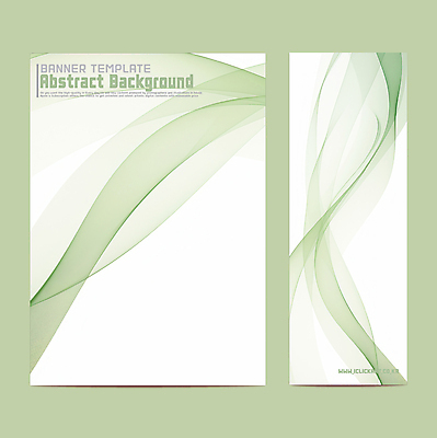 템플릿 디자인 배너템플릿 세로배너 물결 추상 사람없음 연두색 배너세트 이미지템플릿 AI파일 배너 무늬 세로 초록색 세트 파일형식 벡터