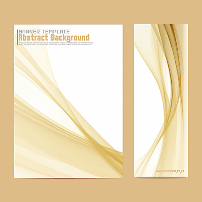 템플릿 디자인 배너템플릿 세로배너 물결 추상 사람없음 노란색 배너세트 이미지템플릿 AI파일 배너 컬러 무늬 세로 세트 파일형식 벡터