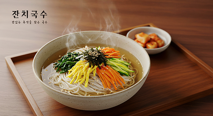 PSD 편집이미지 그릇 접시 쟁반 사람없음 당근 면류 연기 김 수증기 깍두기 깨 시금치 애호박 지단 김가루 잔치국수 이미지편집 식기 음식 채소 식재료 호박 김치 뿌리채소 고명 조미료 해조류 김_해조류 가루 국수 파일형식