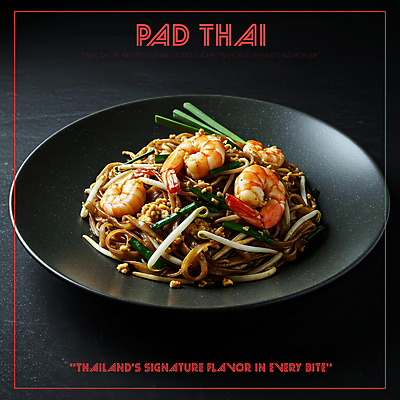 PSD 편집이미지 그릇 새우 요리 사람없음 식사 고명 고수 매움 라임 파 볶음국수 숙주 태국음식 팟타이 이미지편집 식기 채소 과일 갑각류 맛 향신료 국수 동양음식 파일형식