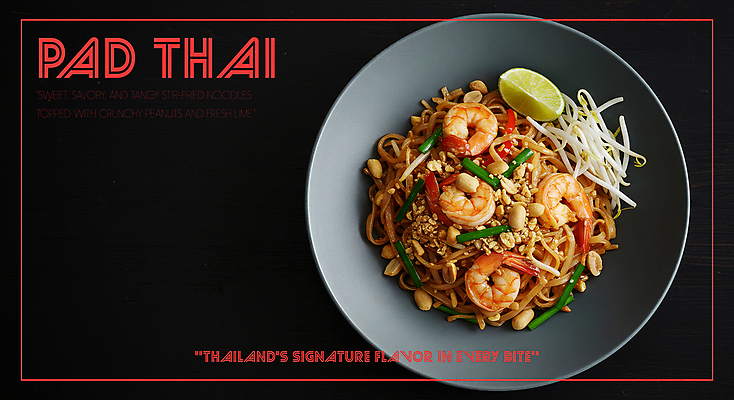 PSD 편집이미지 그릇 새우 요리 사람없음 식사 고명 고수 매움 라임 파 볶음국수 숙주 태국음식 팟타이 이미지편집 식기 채소 과일 갑각류 맛 향신료 국수 동양음식 파일형식