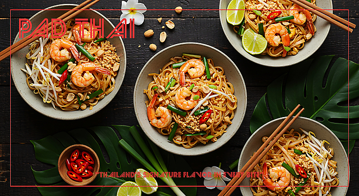 PSD 편집이미지 그릇 젓가락 새우 요리 사람없음 식사 고명 고수 매움 라임 파 볶음국수 숙주 태국음식 팟타이 이미지편집 식기 채소 과일 수저 갑각류 맛 향신료 국수 동양음식 파일형식