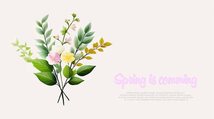 PSD 편집이미지 디자인 잎 봄꽃 사람없음 심플 연분홍색 이미지편집 식물 꽃 분홍색 봄 파일형식