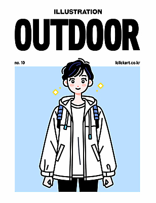 남자 포스터 하늘색 일러스트 배낭 아웃도어 한명 미소 상반신 성인 반짝임 재킷 등산복 프로필 성인남자한명만 일러캐릭터 AI파일 캐릭터 1 옷 가방 모션 표정 사람 파란색 등산 외투 남자한명만 성인남자만 파일형식 벡터