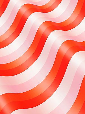 JPG 편집이미지 물결 예술 추상 사람없음 빨간색 줄무늬 주름 천 광택 편집실사 AI포토 AI콘텐츠 컬러 무늬 직물 CG 파일형식