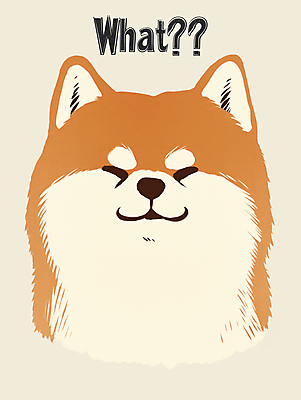 PSD 한마리 얼굴 일러스트 미소 사람없음 귀여움 강아지 베이지색 시바견 국내일러스트 1 컬러 컨셉 표정 신체부위 반려동물 개 파일형식