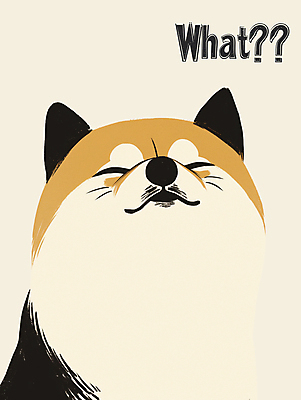 PSD 한마리 얼굴 일러스트 사람없음 귀여움 눈감음 강아지 고개들기 베이지색 시바견 국내일러스트 1 컬러 컨셉 모션 신체부위 반려동물 개 파일형식