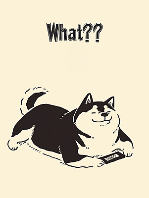 PSD 한마리 엎드리기 일러스트 미소 사람없음 스마트폰 귀여움 강아지 베이지색 시바견 국내일러스트 시청하다 1 컬러 컨셉 모션 표정 핸드폰 스마트기기 반려동물 개 파일형식