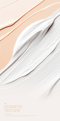 PSD 편집이미지 백그라운드 사람없음 뷰티 화장품 촉촉함 크림 질감 살구색 이미지편집 컬러 젖음 파일형식