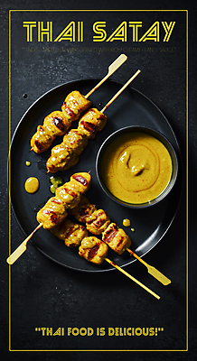 PSD 편집이미지 접시 사람없음 노란색 식사 전통음식 소스 꼬치구이 소스그릇 태국음식 맛있는 이미지편집 전통 그릇 식기 음식 컬러 양념 꼬치 구이 동양음식 파일형식