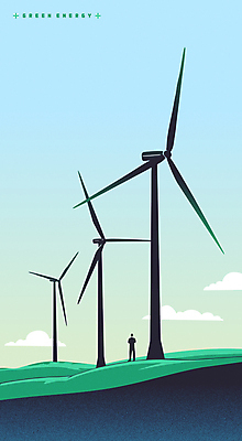 전신 구름 남자 실루엣 하늘색 일러스트 하늘 한명 서기 초원 성인 자연보호 그린에너지 친환경 풍력기 성인남자한명만 국내일러스트 AI파일 자연요소 1 모션 자연 촬영기법 사람 파란색 환경 에너지 풍력에너지 보호 남자한명만 성인남자만 파일형식 벡터