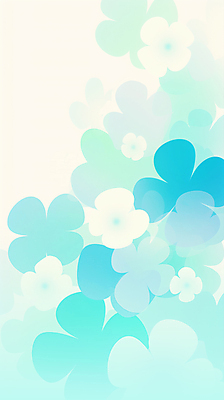 JPG 꽃잎 꽃 꽃백그라운드 일러스트 사람없음 겹침 민트색 국내일러스트 AI일러스트 AI콘텐츠 식물 컬러 백그라운드 파일형식