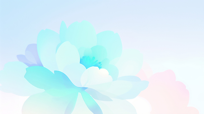 JPG 꽃 꽃백그라운드 일러스트 사람없음 겹침 민트색 국내일러스트 AI일러스트 AI콘텐츠 식물 컬러 백그라운드 파일형식