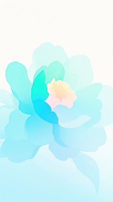 JPG 꽃 꽃백그라운드 일러스트 사람없음 민트색 국내일러스트 AI일러스트 AI콘텐츠 식물 컬러 백그라운드 파일형식