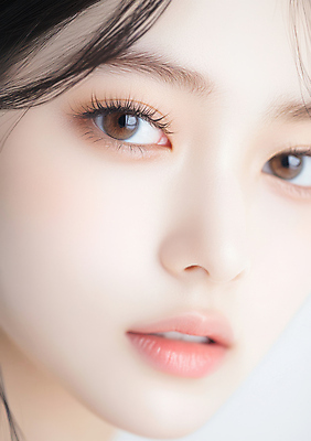 JPG 편집이미지 응시 여자 얼굴 한명 근접촬영 성인 화장 의료성형뷰티 성인여자한명만 편집실사 AI인물포토 AI콘텐츠 1 시선 뷰포인트 사람 신체부위 뷰티 CG 여자한명만 성인여자만 파일형식 AI포토