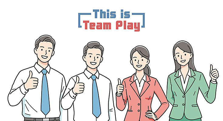 여자 남자 허리손 일러스트 협력 미소 정장 여러명 상반신 성인 비즈니스맨 비즈니스우먼 동료 뒷짐 따봉 성인만 국내일러스트 AI파일 옷 포즈 다수 비즈니스 관계 모션 표정 사람 최고 직장인 파일형식 벡터