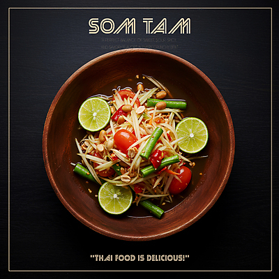 PSD 편집이미지 토마토 태국 단면 사람없음 샐러드 소스 홍고추 땅콩 라임 그린빈 나무접시 동남아음식 쏨땀 파파야 플레이팅 이미지편집 접시 아시아 음식 채소 과일 고추 콩 견과류 양념 상차림 열대과일 태국음식 파일형식