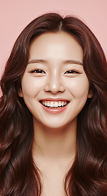 JPG 편집이미지 여자 얼굴 분홍색 한명 웃음 성인 의료성형뷰티 성인여자한명만 편집실사 AI인물포토 AI콘텐츠 1 컬러 표정 사람 신체부위 CG 여자한명만 성인여자만 파일형식 AI포토