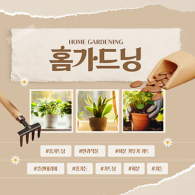 템플릿 손 화분 종이 잎 신체부위 갈색 3D 정원 잡기 모종삽 데이지 테이프 찢어짐 거름 괭이 목장갑 해시태그 플랜테리어 홈가드닝 이미지템플릿 AI파일 식물 꽃 컬러 장갑 모션 문구용품 사람 인테리어 삽 디지털합성 원예 특수문자 파일형식 벡터