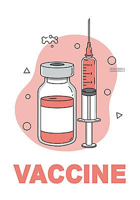 분홍색 일러스트 주사기 사람없음 약병 백신 국내일러스트 AI파일 컬러 의학 의료기기 약 병_담는 파일형식 벡터