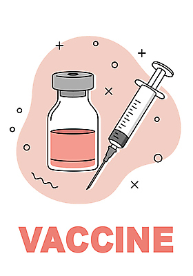 분홍색 일러스트 주사기 사람없음 약병 백신 국내일러스트 AI파일 컬러 의학 의료기기 약 병_담는 파일형식 벡터