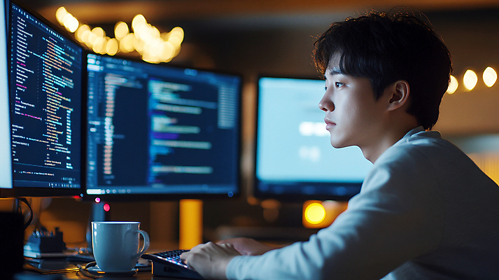 JPG 편집이미지 남자 정보기술 한명 상반신 성인 사무실 모니터 머그컵 타이핑 키보드 커피잔 집중 책상 보케 야근 프로그래머 프로그래밍 의료성형뷰티 성인남자한명만 코딩 편집실사 AI인물포토 AI콘텐츠 직업 1 커피 가구 컨셉 비즈니스 잔 기술 사람 컵 컴퓨터 업무 작업 CG 개발 컴퓨터교육 남자한명만 성인남자만 파일형식 AI포토