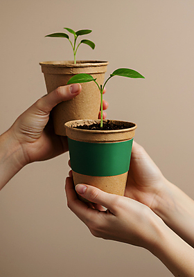 JPG 편집이미지 손 화분 들기 취미 신체부위 새싹 흙 패키지 홈가드닝 편집실사 AI인물포토 AI콘텐츠 식물 모션 사람 CG 원예 파일형식 AI포토