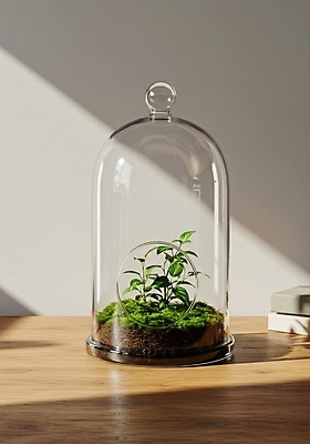 JPG 편집이미지 그림자 이끼 취미 사람없음 빛 흙 원예식물 유리화분 테라리움 편집실사 AI포토 AI콘텐츠 식물 화분 CG 원예 파일형식