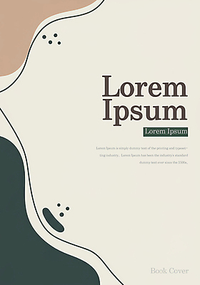 PSD 템플릿 디자인 백그라운드 곡선 북커버 추상 사람없음 베이지색 이미지템플릿 선 컬러 무늬 파일형식