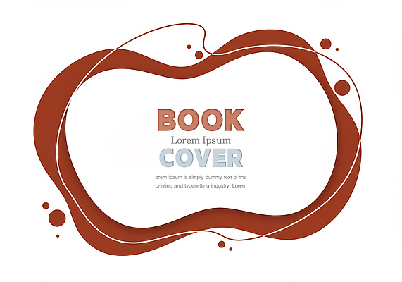 PSD 템플릿 디자인 백그라운드 곡선 북커버 추상 사람없음 갈색 이미지템플릿 선 컬러 무늬 파일형식