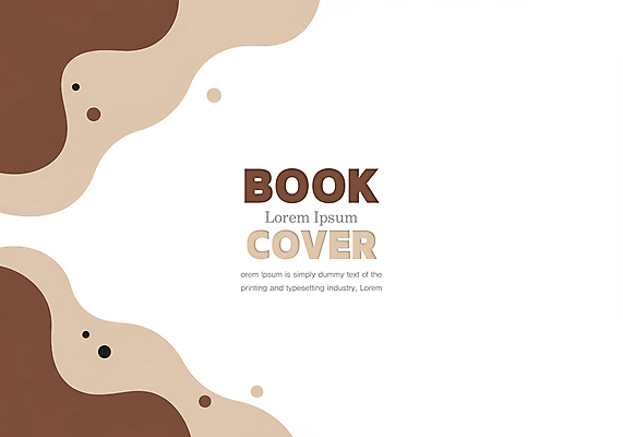 PSD 템플릿 디자인 백그라운드 곡선 북커버 추상 사람없음 갈색 이미지템플릿 선 컬러 무늬 파일형식