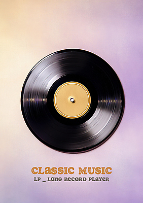 PSD 편집이미지 음악 사람없음 보라색 클래식 아날로그 광택 그라데이션 베이지색 이미지편집 컬러 컨셉 문화예술 파일형식