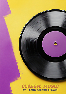 PSD 편집이미지 음악 사람없음 노란색 보라색 클래식 아날로그 광택 이미지편집 컬러 컨셉 문화예술 파일형식