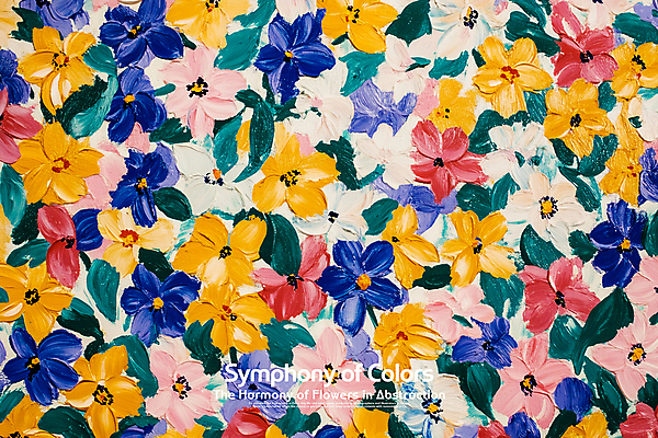 PSD 편집이미지 꽃 예술 붓터치 사람없음 컬러풀 그림 질감 작품 아크릴물감 이미지편집 식물 컬러 미술 물감 파일형식