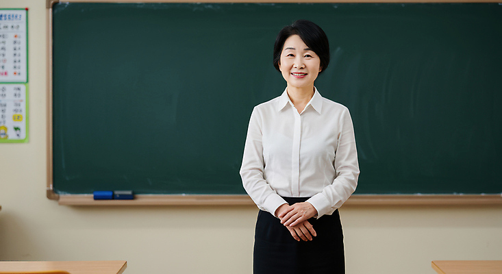 JPG 편집이미지 여자 중년 교실 알림판 한명 미소 상반신 칠판 스승의날 책상 5월행사 손모으기 칠판지우개 스승의은혜 의료성형뷰티 중년여자한명만 편집실사 AI인물포토 AI콘텐츠 1 교육 기념일 가구 학교 표정 사람 손짓 이벤트 성인 5월 CG 여자한명만 중년여자만 파일형식 AI포토