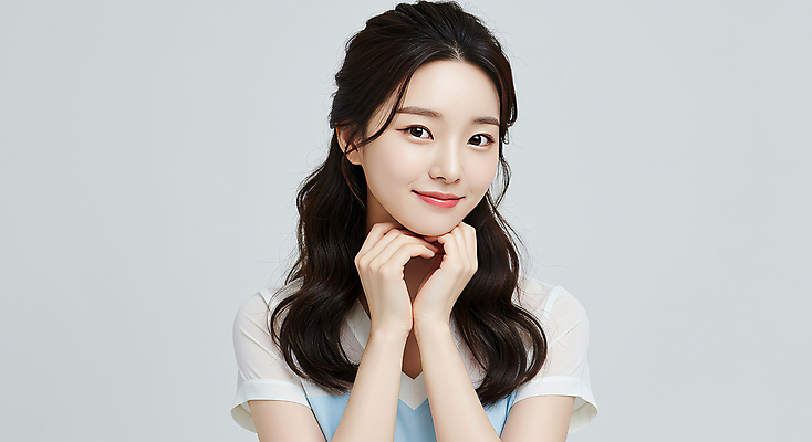JPG 편집이미지 여자 한명 미소 상반신 성인 뷰티 손들기 의료성형뷰티 성인여자한명만 편집실사 AI인물포토 AI콘텐츠 1 모션 표정 사람 CG 여자한명만 성인여자만 파일형식 AI포토
