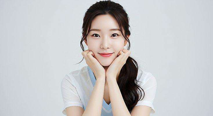 JPG 편집이미지 여자 한명 미소 상반신 성인 뷰티 손들기 턱괴기 의료성형뷰티 성인여자한명만 편집실사 AI인물포토 AI콘텐츠 1 모션 표정 사람 CG 여자한명만 성인여자만 파일형식 AI포토