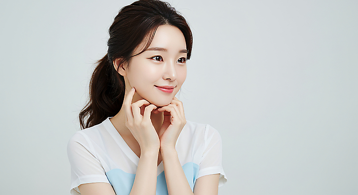 JPG 편집이미지 여자 한명 미소 상반신 성인 뷰티 손들기 의료성형뷰티 성인여자한명만 편집실사 AI인물포토 AI콘텐츠 1 모션 표정 사람 CG 여자한명만 성인여자만 파일형식 AI포토