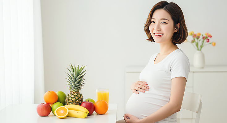 JPG 편집이미지 라이프스타일 여자 의자 오렌지 탁자 단면 잔 바나나 실내 한명 미소 앉기 상반신 성인 꽃병 임산부 잡기 커튼 과일주스 파인애플 서랍장 청사과 의료성형뷰티 성인여자한명만 편집실사 AI인물포토 AI콘텐츠 1 식기 꽃 가구 과일 모션 표정 사람 내부 생활 주스 임신 사과 CG 열대과일 여자한명만 성인여자만 파일형식 AI포토