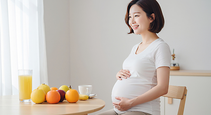 JPG 편집이미지 라이프스타일 여자 의자 오렌지 바나나 실내 한명 미소 앉기 성인 임산부 커튼 사과 과일주스 찻잔 컵받침 서랍장 원형탁자 의료성형뷰티 성인여자한명만 편집실사 AI인물포토 AI콘텐츠 1 가구 과일 모션 탁자 잔 표정 사람 내부 생활 주스 임신 받침대 CG 여자한명만 성인여자만 파일형식 AI포토