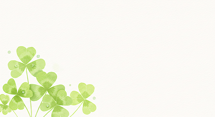 JPG 일러스트 색연필 수채화 사람없음 연두색 물방울 행운 클로버 카피스페이스 국내일러스트 AI일러스트 AI콘텐츠 컨셉 학용품 초록색 공백 파일형식