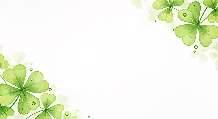JPG 일러스트 색연필 수채화 사람없음 연두색 물방울 행운 클로버 카피스페이스 국내일러스트 AI일러스트 AI콘텐츠 컨셉 학용품 초록색 공백 파일형식