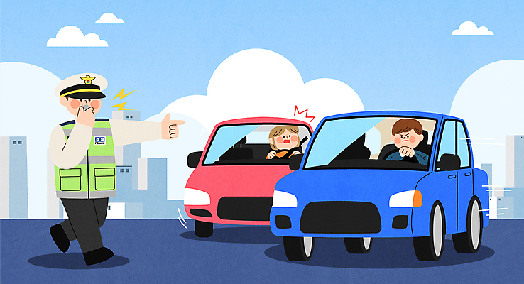 전신 여자 남자 일러스트 경고 서기 성인 세명 놀람 가리킴 운전사 경찰 승차 위험 호루라기 통제 교통안전 교통경찰 교통정리 단속 성인만 보복운전 국내일러스트 AI파일 직업 감정 교통 컨셉 모션 표정 안전 사람 손짓 범죄 파일형식 벡터