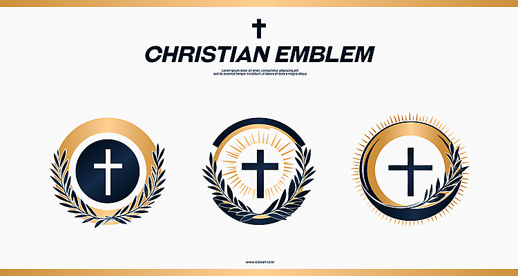 디자인 기독교 십자가 잎 일러스트 사람없음 빛 세트 교회 원형 심볼 베이지색 검정리본 국내일러스트 AI파일 도형 식물 리본 종교 컬러 종교건축 건물 파일형식 벡터