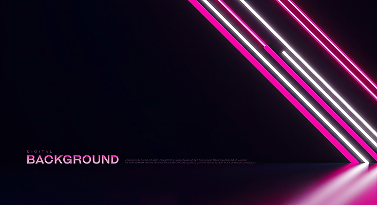 PSD 편집이미지 디자인 분홍색 백그라운드 추상 사람없음 반사 검은색 직선 네온 이미지편집 선 컬러 무늬 파일형식