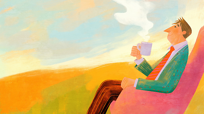 JPG 남자 일러스트 휴식 한명 미소 들기 앉기 정장 성인 소파 머그컵 비즈니스맨 수증기 커피잔 성인남자한명만 국내일러스트 AI일러스트 AI콘텐츠 1 옷 커피 컨셉 의자 비즈니스 모션 잔 표정 사람 컵 직장인 남자한명만 성인남자만 파일형식