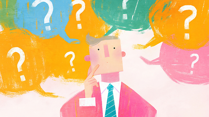 JPG 남자 말풍선 일러스트 한명 정장 상반신 성인 손들기 물음표 비즈니스맨 고민 성인남자한명만 국내일러스트 AI일러스트 AI콘텐츠 1 기호 옷 감정 비즈니스 모션 사람 직장인 남자한명만 성인남자만 파일형식